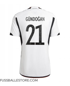 Günstige Deutschland Ilkay Gundogan #21 Heimtrikot WM 2022 Kurzarm